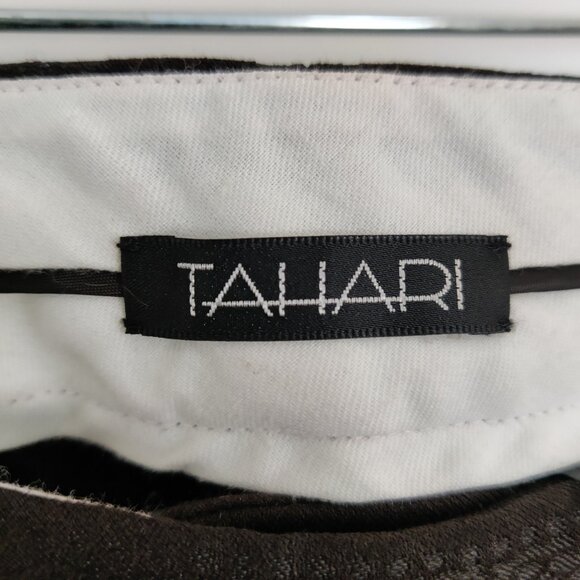 Tahari Women's Suit Pants Size 10 Trousers in Brown Mafia Boss Old Money - Picture 6 of 11